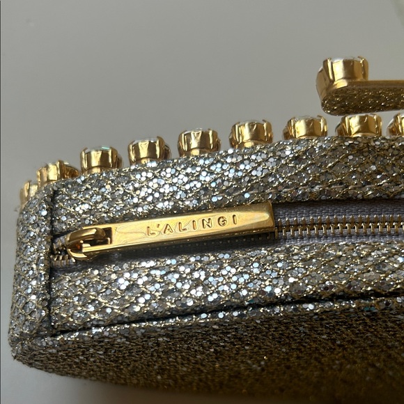 Sparkling Gold Butterfly Evening Clutch - Picture 5 of 9